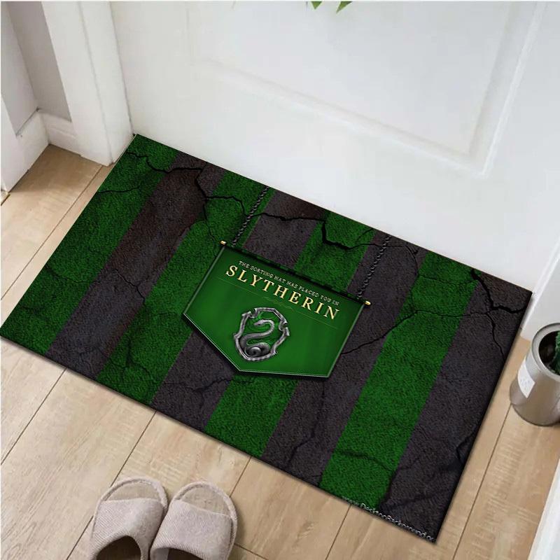 1pc Office Carpet Chair Mats Slytherin House Crest Perfect for Office Chairs, Living Rooms, Or Bedrooms,Polyester Carpet.HDT237 60cm by 90cm