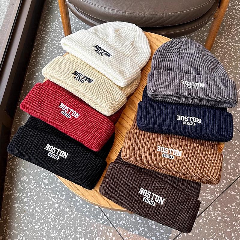 New Autumn and Winter Warm Knitted Hat for Women Outdoor Thickened Cold Protection Ear Protection Face Small Wool Hat Trendy Versatile Cold Hat