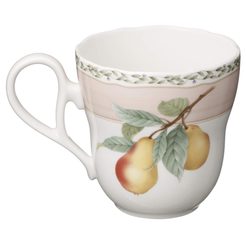 Noritake Orchard Garden Mug, 295cc, Microwave-Safe, Smoky Pink, Bone China, T97855/4911-2
