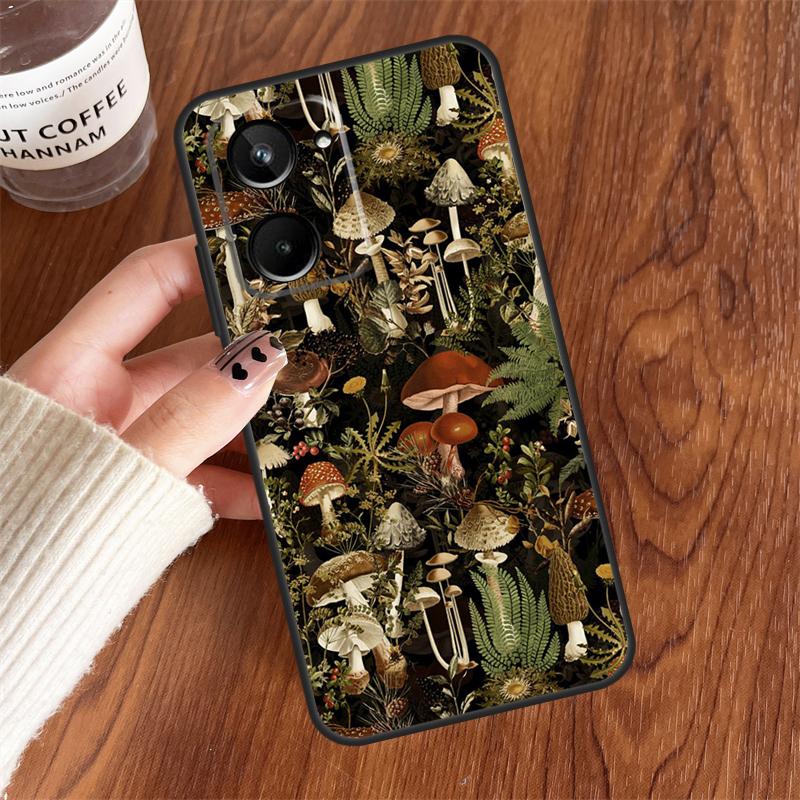 Mushroom Forest For Realme GT7 Pro GT6 15 10 11 12 13 14 Pro Plus C75 C65 C55 C63 C61 C53 C67 C35 C71 Case