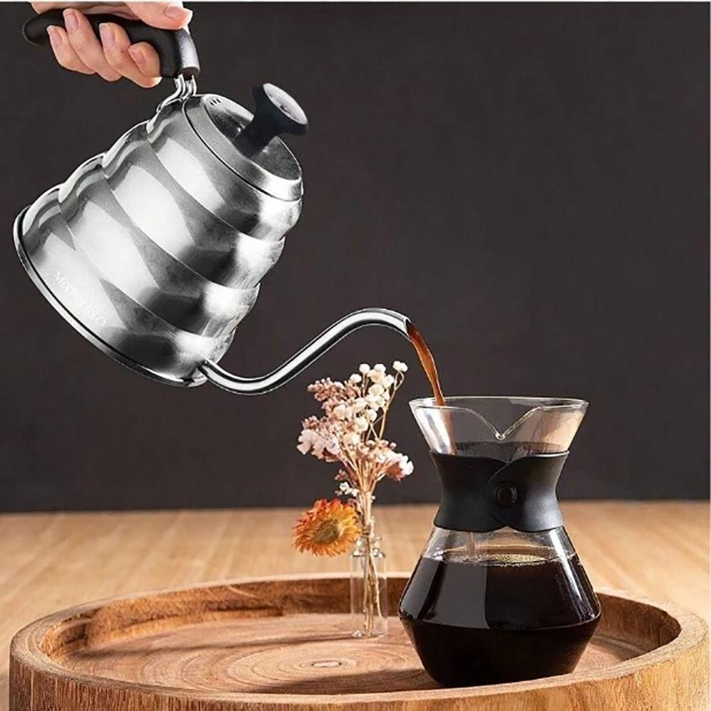 1L  Capacity Coffee Kettle Stainless Steel Gooseneck Pot NEW Drip Kettle  Coffee Brewing