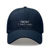 [Casual Baseball Cap] Beige "FUN FACT: I Don't Care." Print Baseball Hat, Adjustable Breathable Lightweight Curved Brim, Daily Wear Sun Dad Hat