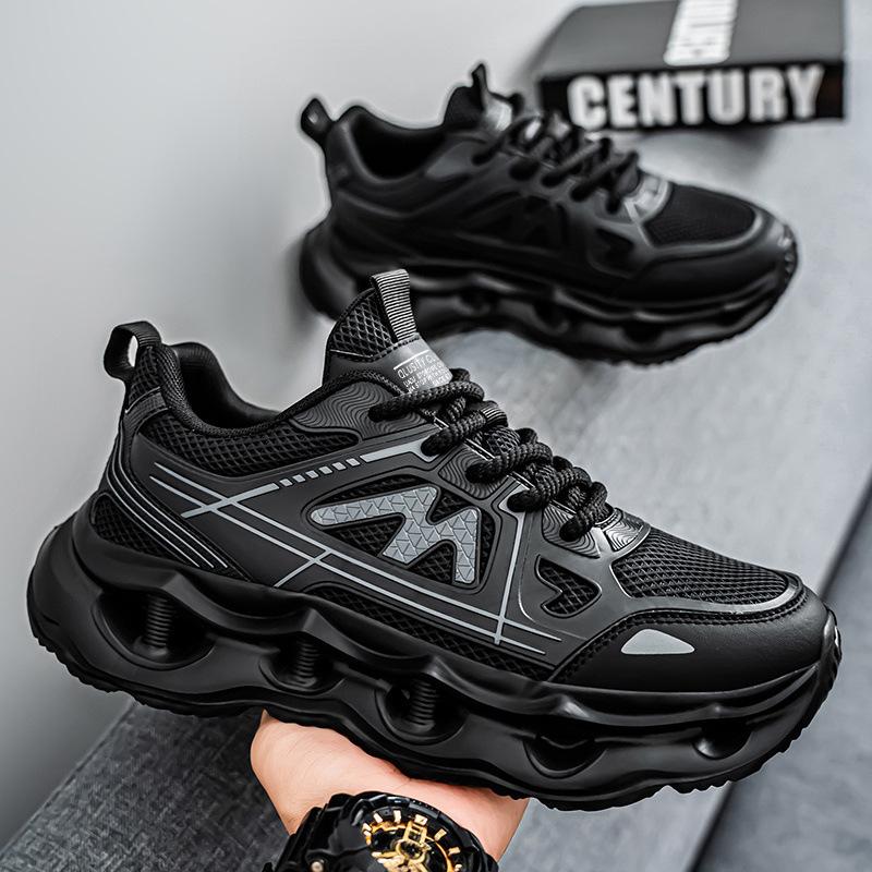 Men's shoes 2025 new autumn breathable casual versatile sports trendy shoes youth lightweight trend platform dad shoes