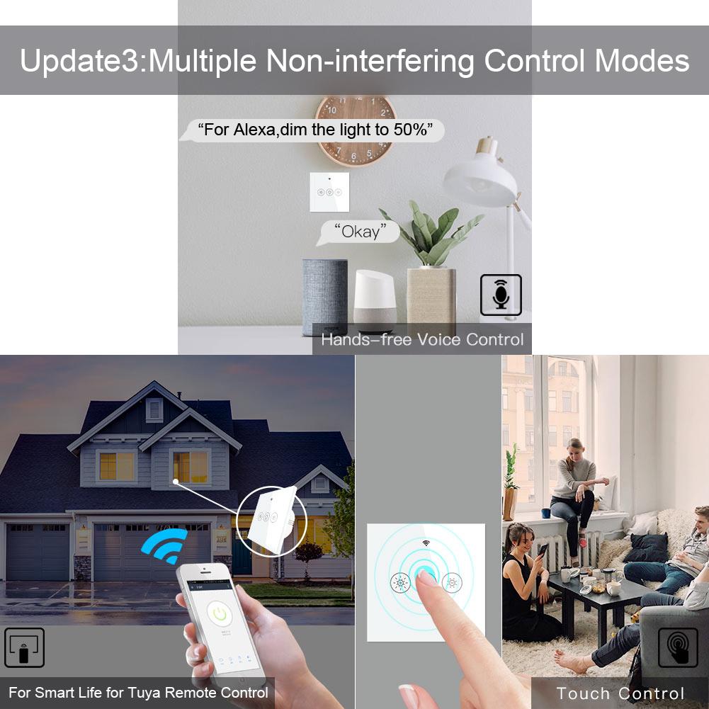 Automatisierte Hausbeleuchtung Touch-Schalter Anpassbare Helligkeitsregelung Energieeinsparung Sprachsteuerung Kompatibilität