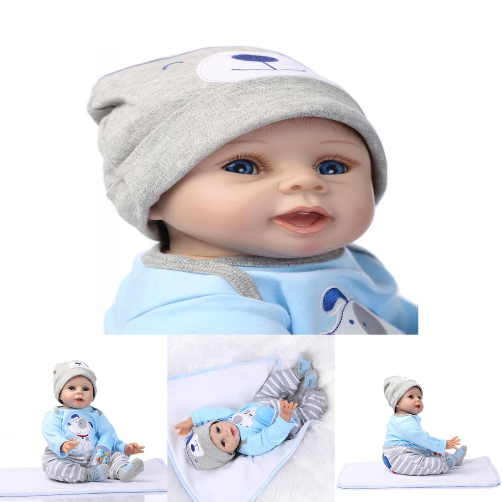 Silicone Reborn Dolls Baby Girl Exquisite Lifelike Newborn Gift For Kids**