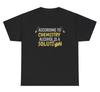According To Chemistry Alcohol Is A Solution T Shirt Funny Alcoholic Science Tee