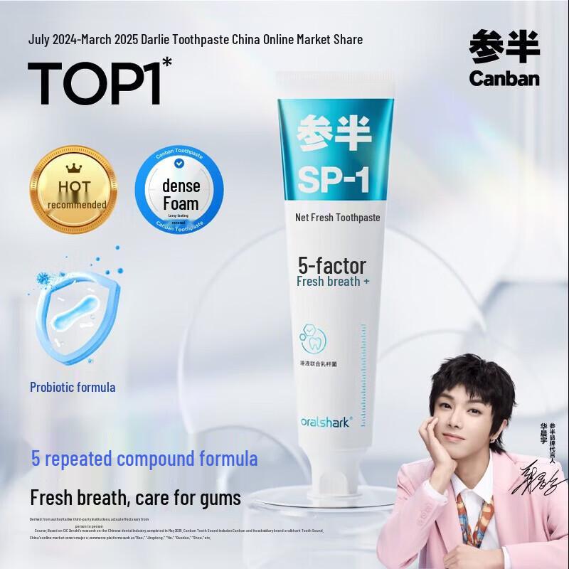 Canban SP-1 Whitening Fluoride Toothpaste
