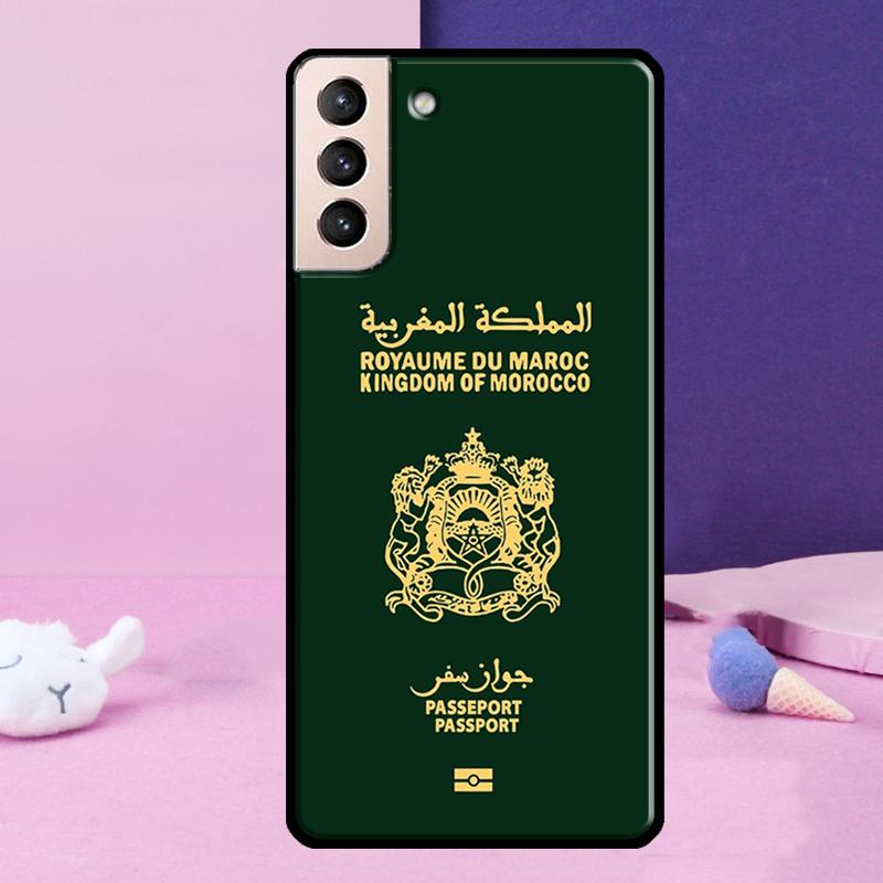 Morocco Flag Case For Samsung Galaxy S23 S22 Ultra S21 S20 FE Note 10 20 Ultra S8 S9 S10 Plus Cover