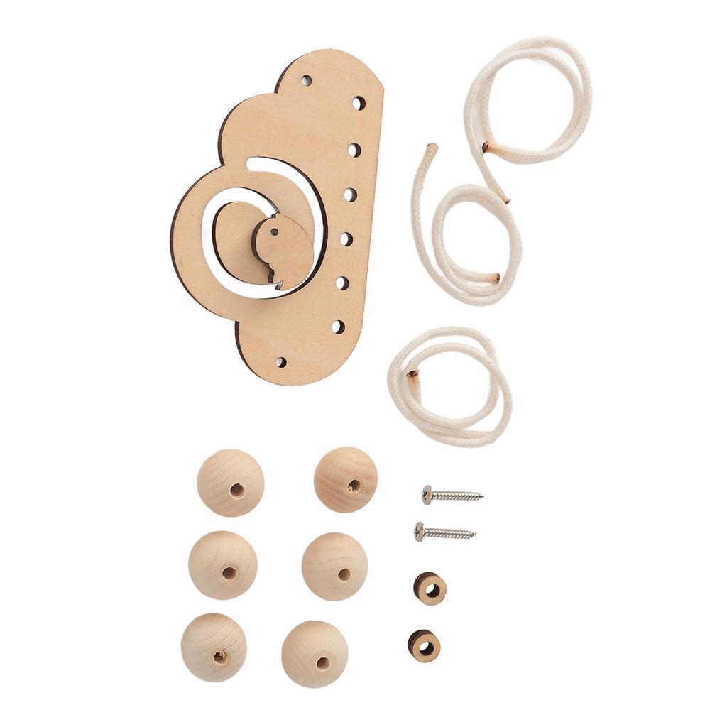 Clouds Birds Sensory Activity Board Wood Composite Board Early Learning Toys Puzzle DIY Sensory Activity Board for 2?3 Years Old Children