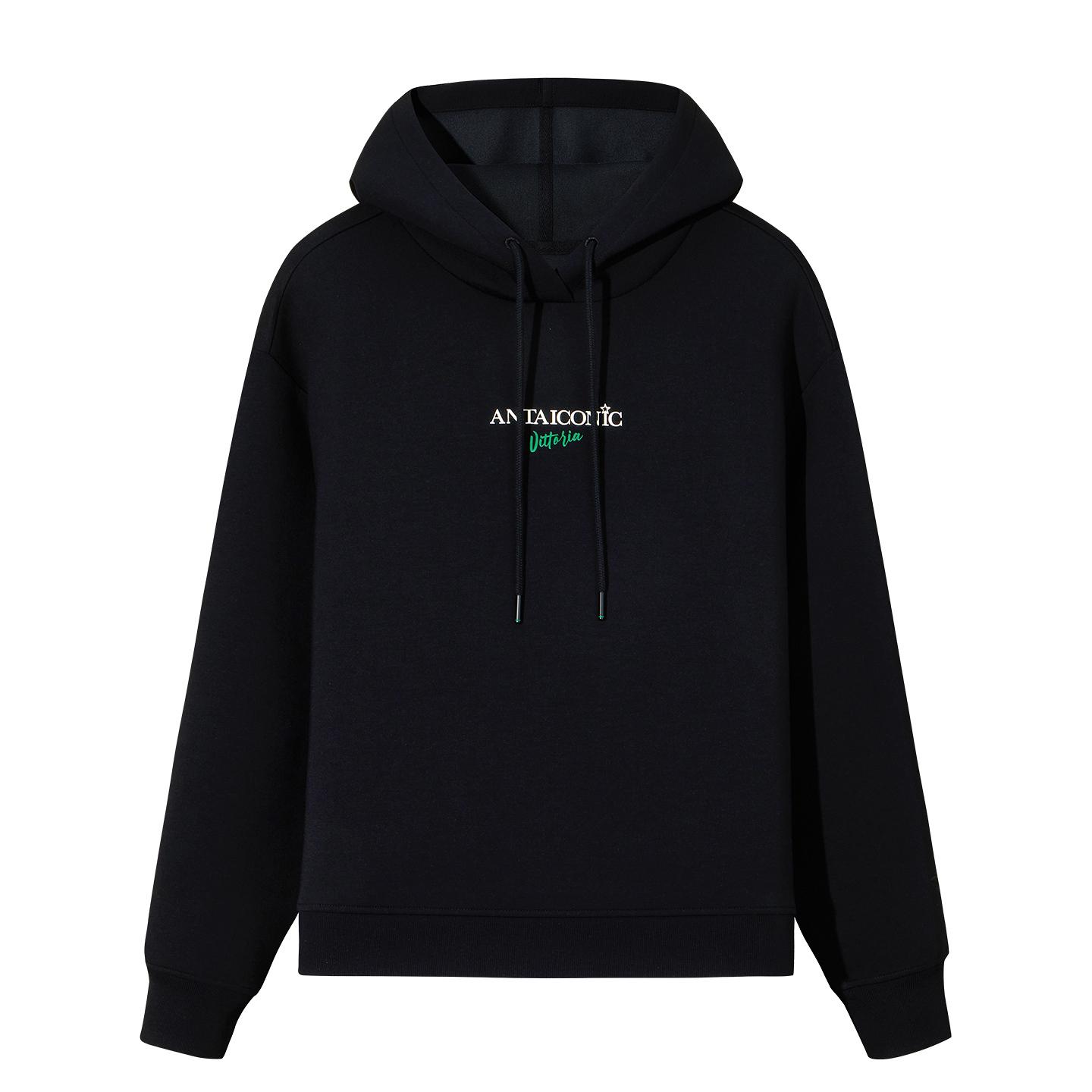 

Anta Повседневный худи свободного кроя с принтом букв женские топы 162548713-4 L