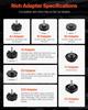 12 Pcs Brake Master Bleeder Kit Brake Bleeder Adapter Set for Most Vehicles