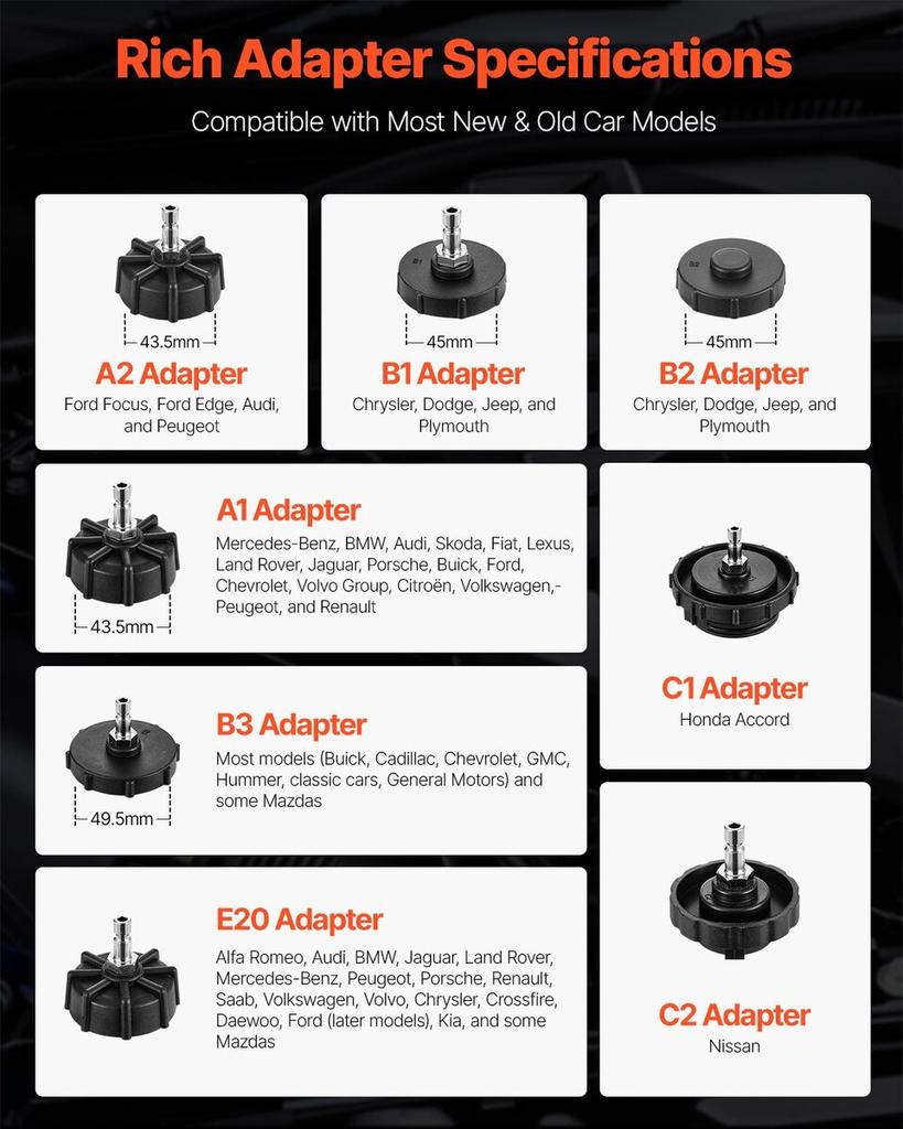 12 Pcs Brake Master Bleeder Kit Brake Bleeder Adapter Set for Most Vehicles
