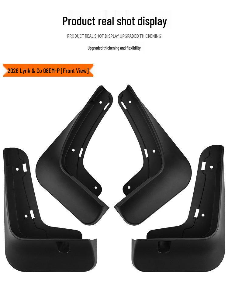 Geely Lynk & Co 08 EM-P 2026 Auto Reifen Schmutzfänger Abdeckungen für den internationalen Handel