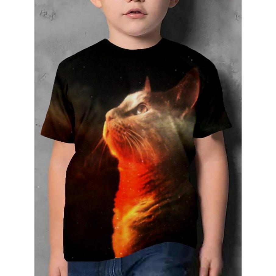 4-15 Years Old T Shirts Comfortable Polyester Boys Girls Children Long Sleeve T-Shirt Cartoon 3D Printed T Shirt Kids Clothing