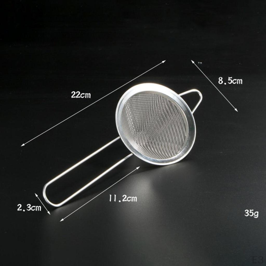 1pc Fine Mesh 85mm Colander Stainless