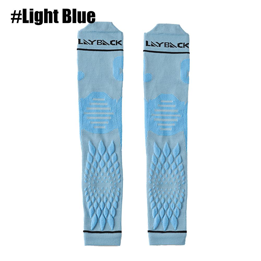 Laozhao Compression Calf Sleeves 1Pair For Men Women Footless Socks Running Nursing Travel Support