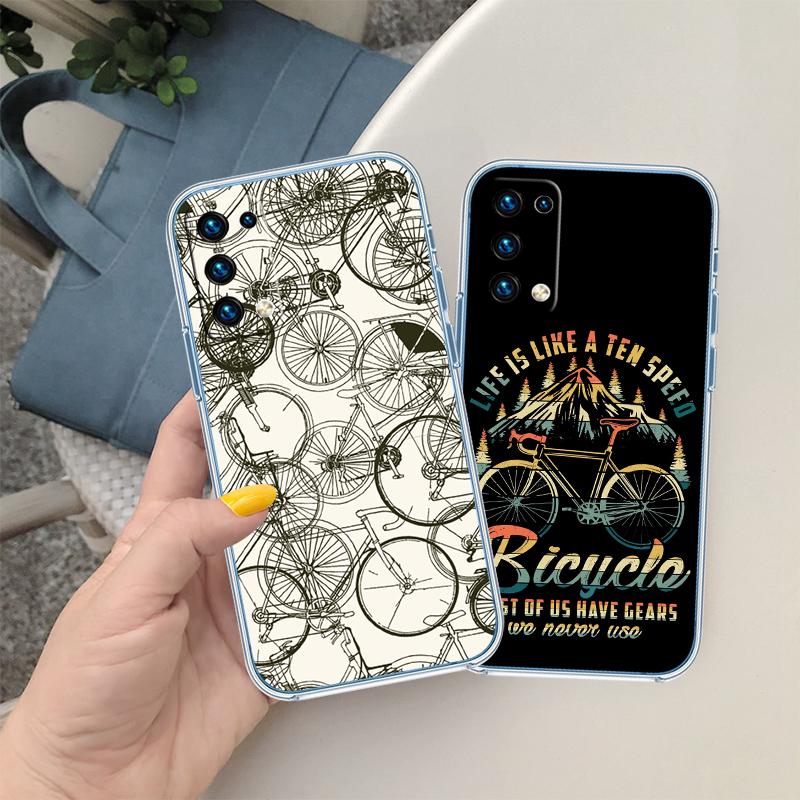 RP26 Cycling Bicycle Transparent Case for LG K22 K30 K40 K40S K41 K42 K50 K50S K51 K51S K52 K61 K62 K71 K92 Q60 Q61 V40 V50 V60