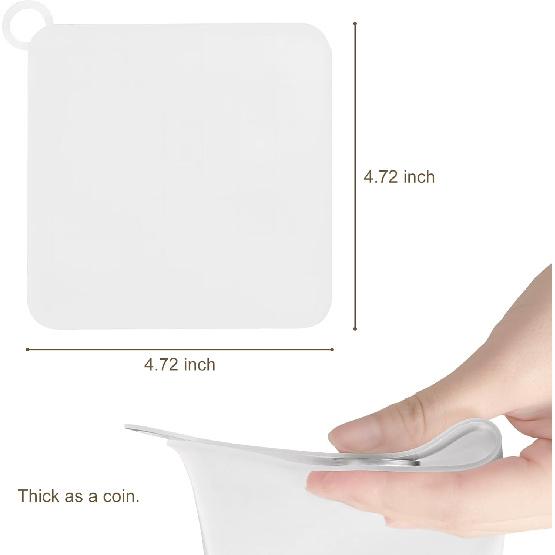 4-Piece Silicone Tub Stopper and Drain Mat Kit, Anti-Odor Seal for Kitchen, Bathroom, and Laundry