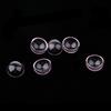 6 Pcs Pendant Charm Half Globe Glass Container for