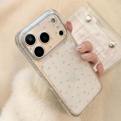 Colorful Star-Printed Phone Case for iPhone 16, iPhone 17, and iPhone 17 Pro Max