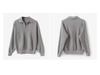 Men's Korean Retro V-Neck Polo Collar Knit Sweater for Autumn/Winter