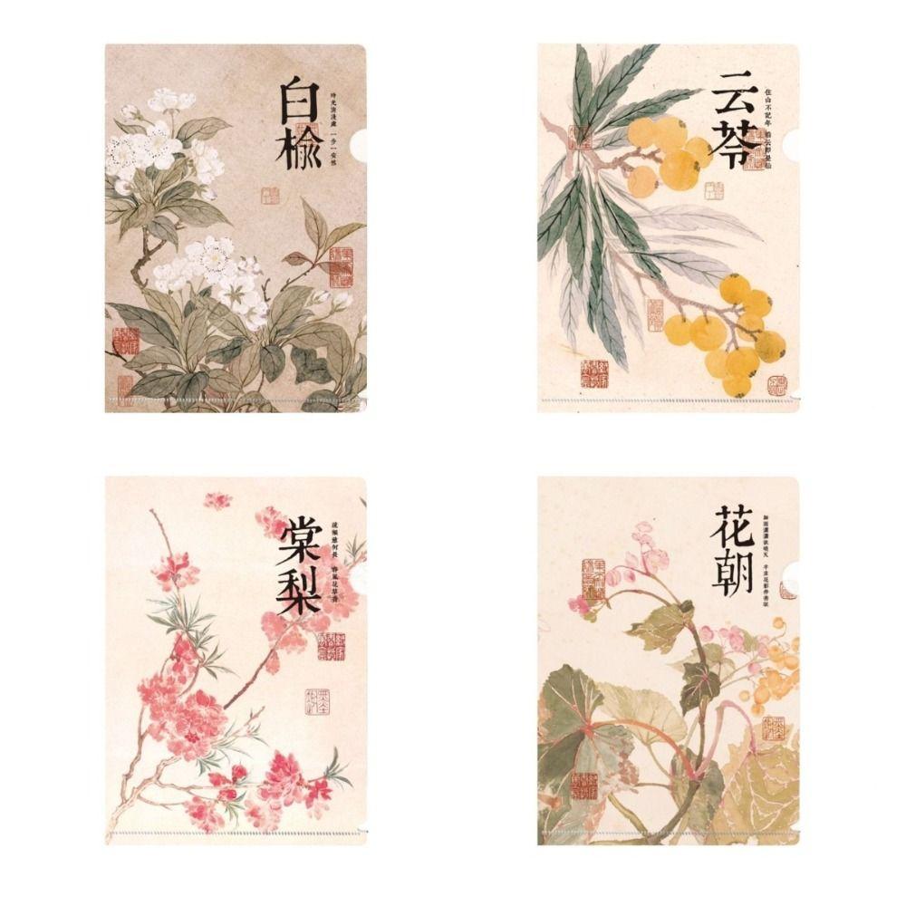 Presentation Folder L Shaped Folder Documents Paper Organizer Cute A4 File Folder Stationery