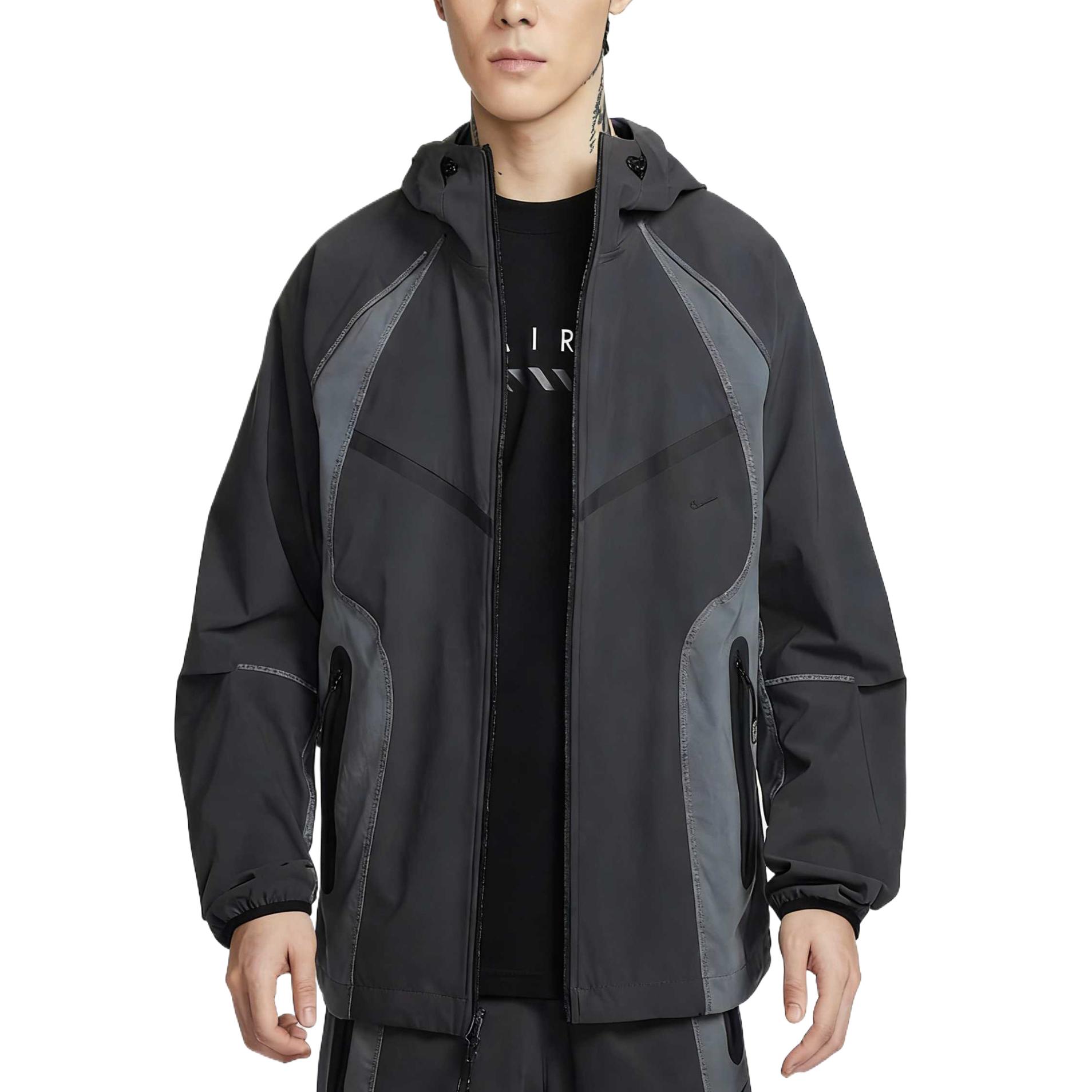 Nike Sportswear Windrunner Men s Woven Jacket Black/Iron Gray/Iron Gray IU7497-060 XXL