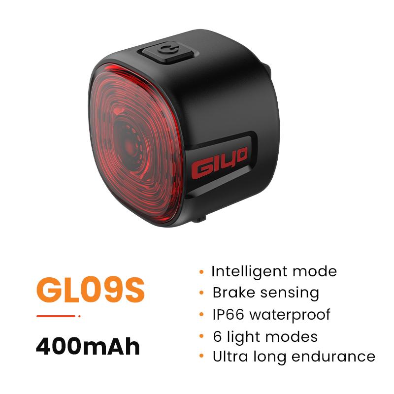 

Велосипедный интеллектуальный тормозной задний фонарь IP66 водонепроницаемый 6 режимов освещения высокая яркость велосипедная задняя фара для подседельного штыря/седла/сумки