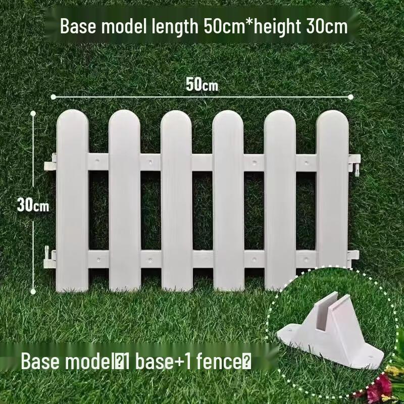 

Plastic Garden Border Fence with Upgraded Base
