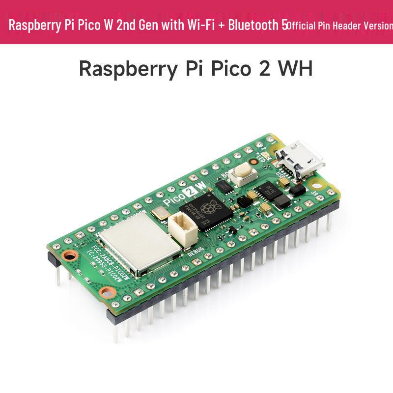 Raspberry Pi Pico 2W: Dual-Core Microcontroller with WiFi & Bluetooth Support