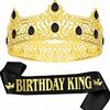 Adorno de Cabeça Redondo Completo Dourado Multicolorido com Alça de Ombro para Homens