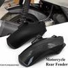 Plastic Motorcycle Mudguard Matte Black Carbon Fiber Rear Extension Splash Pad Protection Cover for PCX160