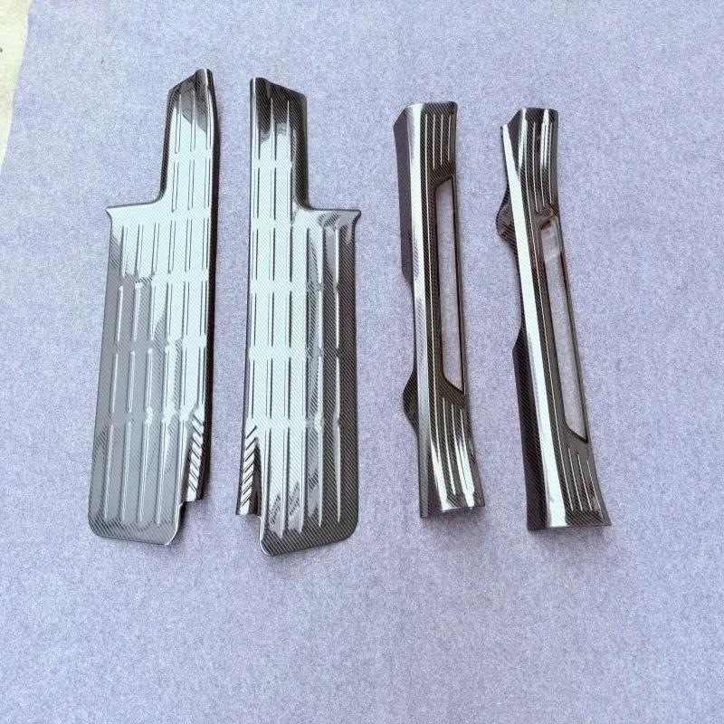 For Toyota Grand Highlander 2024 2025 inner Stainless Steel Door Sill Scuff Plate Door Welcome Pedal Threshold Bar Cover sticker