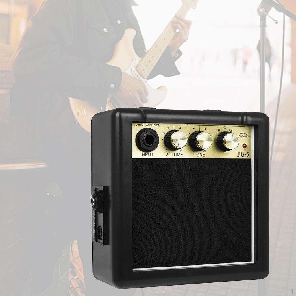 5W Portable Electric Guitar Amplifier for Practice and Performance