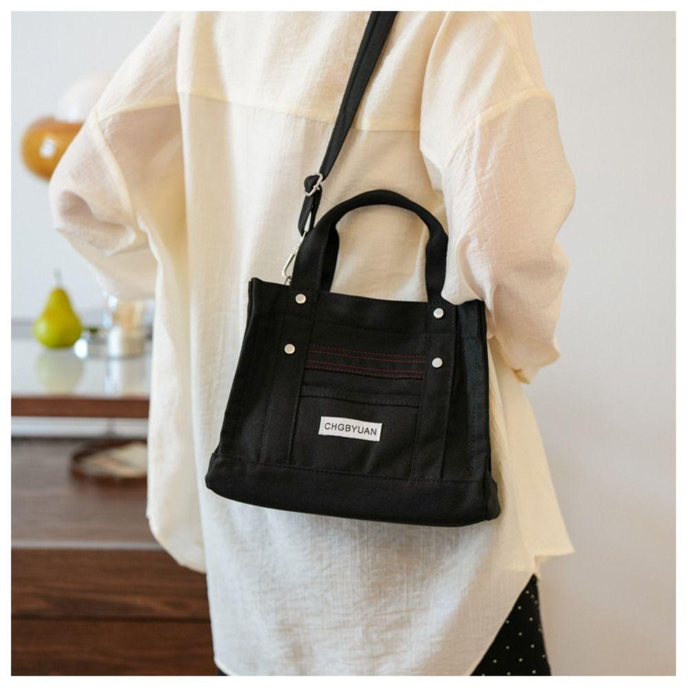 Handbag Canvas Bag Simple Cloth Crossbody Bag Casual Shoulder Bag  Boys