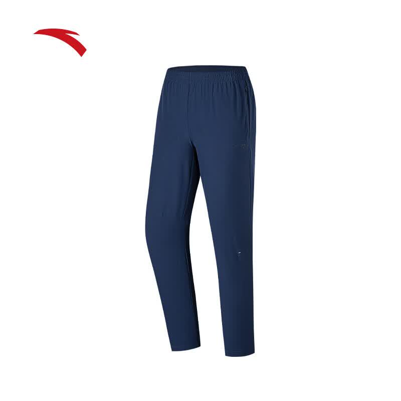 Anta Men's Quick-Dry Straight-Leg Sports Pants