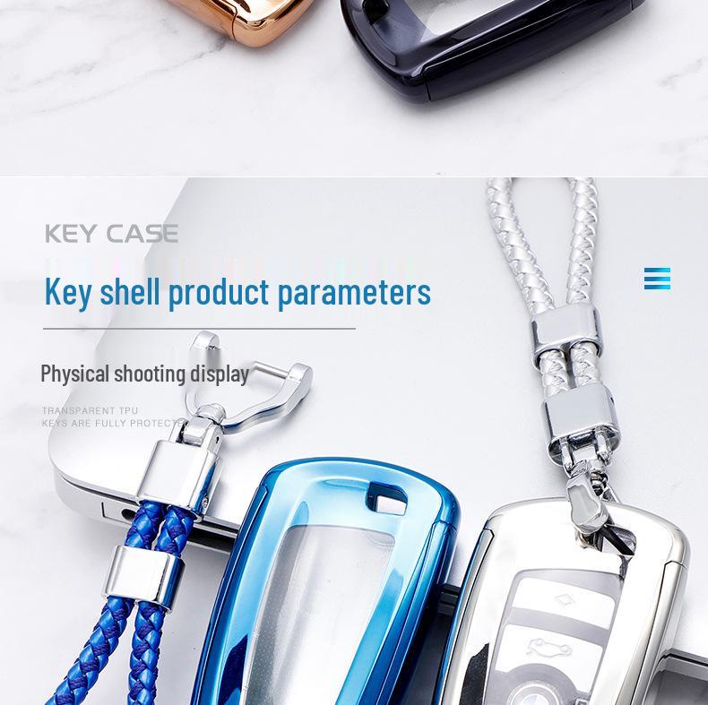 BMW 5 Series 7-Button Car Key Protective Shell