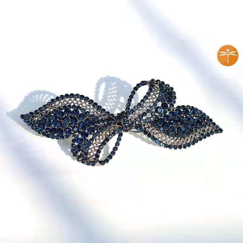 Koreanische antike Strass-Haarnadel: Elegantes Damen-Seitenclip- & Pferdeschwanz-Accessoire