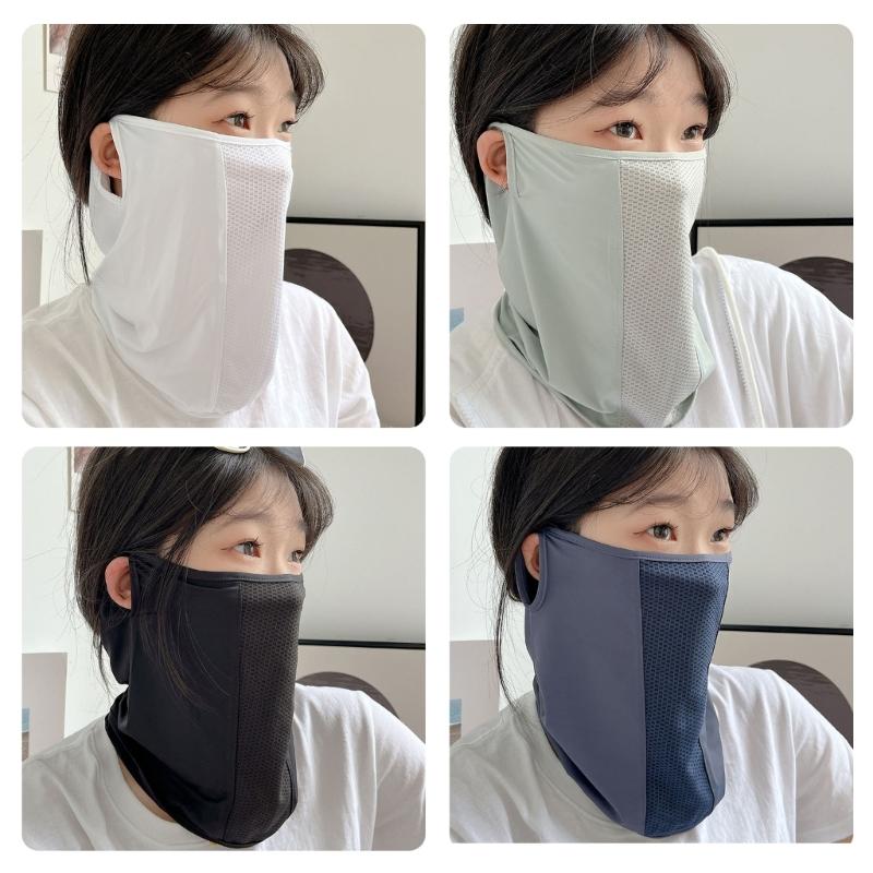 Fashionable Face Cover Neck Gaiter Sunproof Face Mask Sunshade Stylish Mask Accessory for Hot Weather