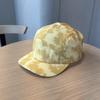 Retro Tie-dye Short-brimmed 5-panel Baseball Cap Men Women Spring Summer Travel Soft Thin Sport Running Sun Baseball Cap