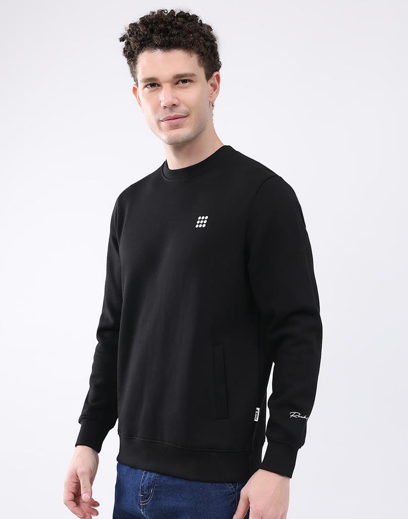 ROCK.IT Men Round Neck Full Sleeve Sweatshirt