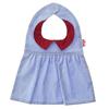 NIVA Made in Japan Baby Gift Set in a Includes and Bib for Baby Perfect for Half and Special Stylish Striped Red Collar Bib Box, Bib, Headband, Girls.