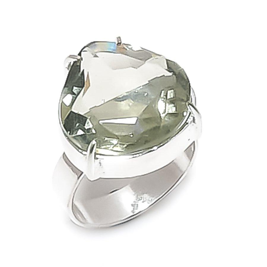 

Natural Citrine Gemstone Handmade 925 Sterling Silver Jewelry Ring Size 7 ETC-13324