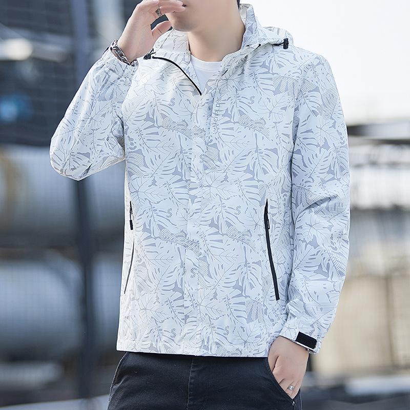 Jacket Men's Travel Outdoor Windproof and Waterproof Trench Coat Spring and Autumn Thin Jacket Entering Tibet Couple Single Layer