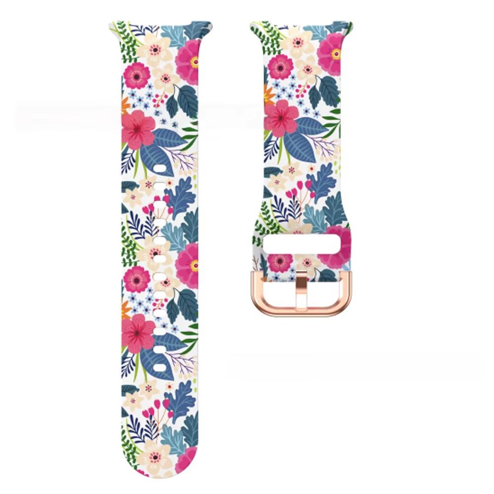 Printed Band for Samsung Galaxy Watch 8/8 Classic 46mm Strap Sport Silicone Belt Bracelet Correa for Galaxy Watch 8 40mm/44mm
