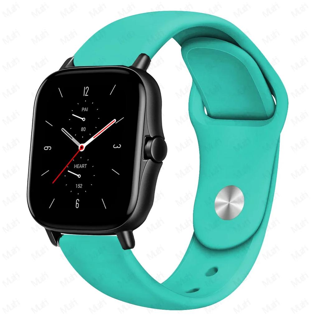 Silicone band For Amazfit GTS 4/3/2/2e/GTS2 Mini/GTR 42mm/47mm/GTR 3/3 Pro/2/2e/4 Sport 22-20mm Watch Bracelet Amazfit bip strap