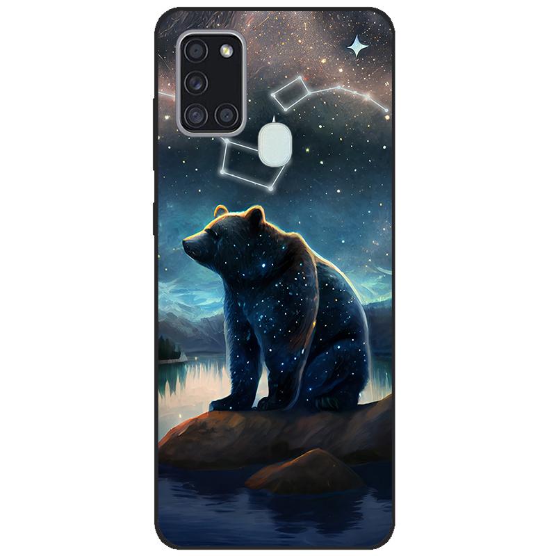 For Samsung A21s SM-A217F/DSN Back Cover tpu Soft Silicone Phone Case For Samsung Galaxy A21s Case Mobile Phone black coque new