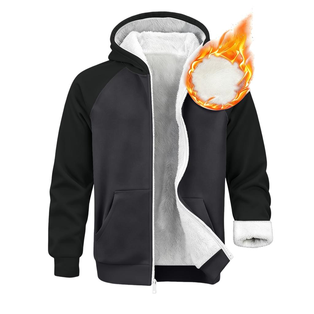 Ανδρικό Καθημερινό Ζεστό Μπουφάν με Κουκούλα