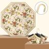 OIMG Retro Floral UV Protection Folding Umbrella