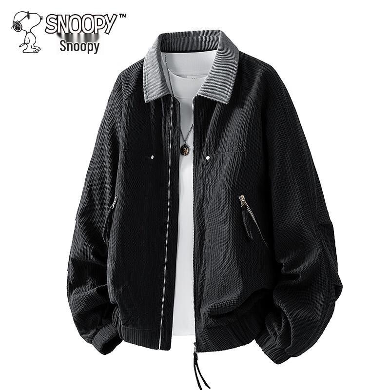Snoopy Men's Casual Lapel Jacket